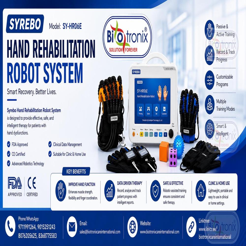 Advanced Bilateral Hand Training Robot for Neurological Rehabilitation