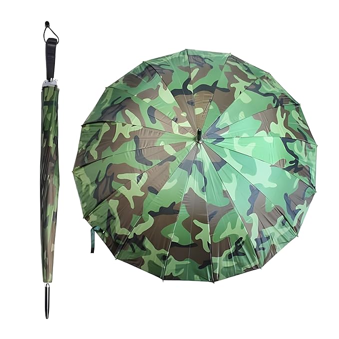 Militery Umbrella - Durable and Heavy-Duty Military-Style Umbrella for Rain