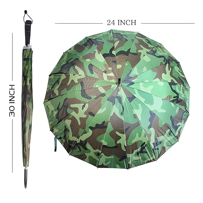 Militery Umbrella - Durable and Heavy-Duty Military-Style Umbrella for Rain