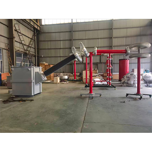 1200KV HV Resonant Test System - Metal, Epoxy Resin, Silicon Rubber, Custom Size, Red & Silver, 500 kVA, 1500 mA, Multi-Layer Safety Interlocks
