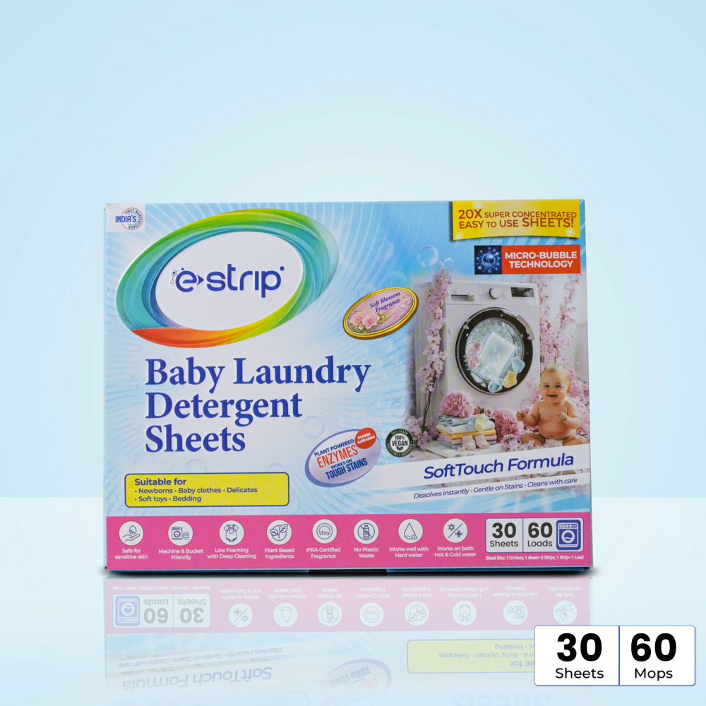 Baby Laundry Detergent Sheets