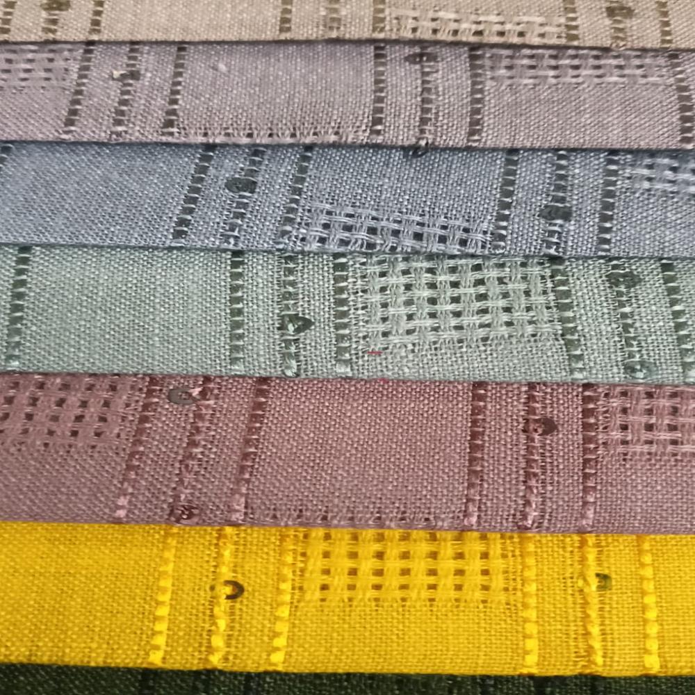 POLYCOTTON AQUA ZARI FABRIC