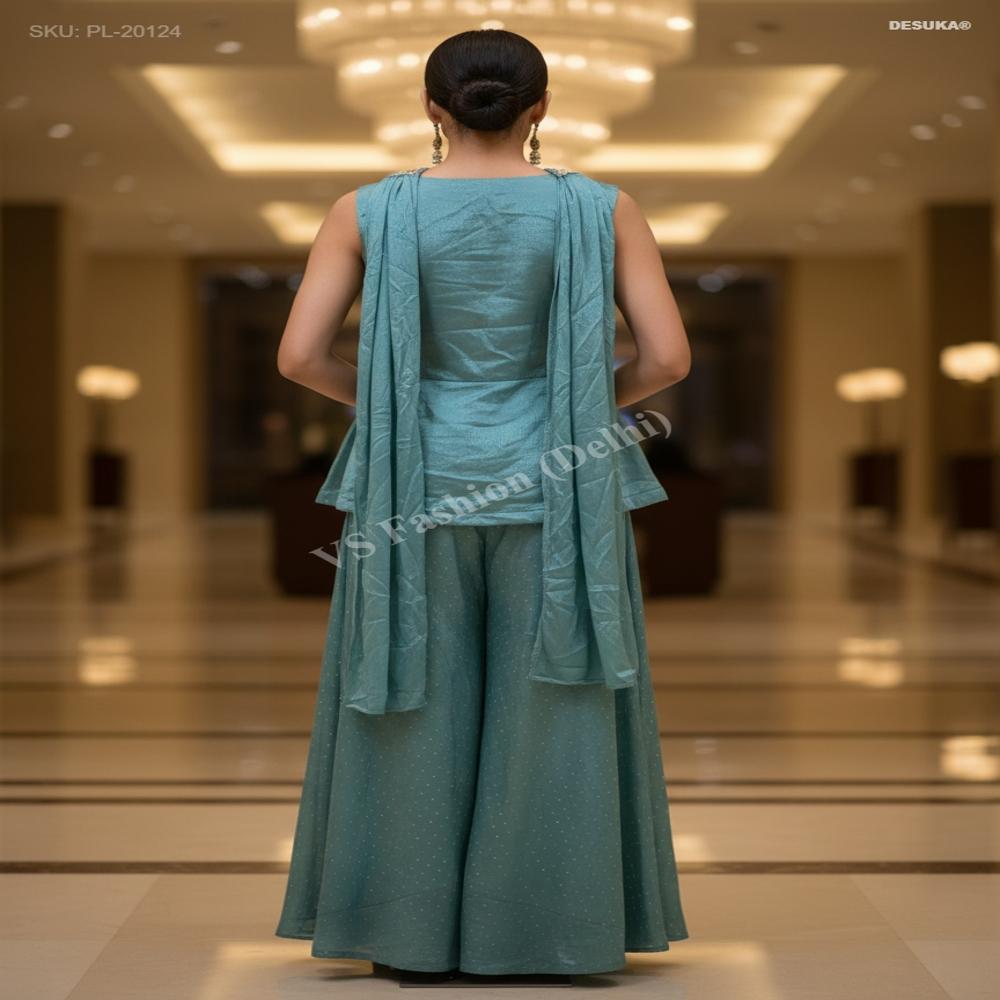 PL-20124 Indo Western Palazzo Set