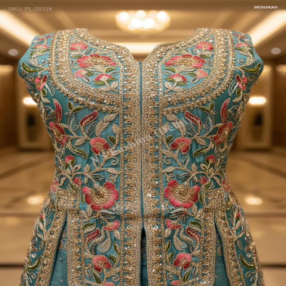 PL-20124 Indo Western Palazzo Set
