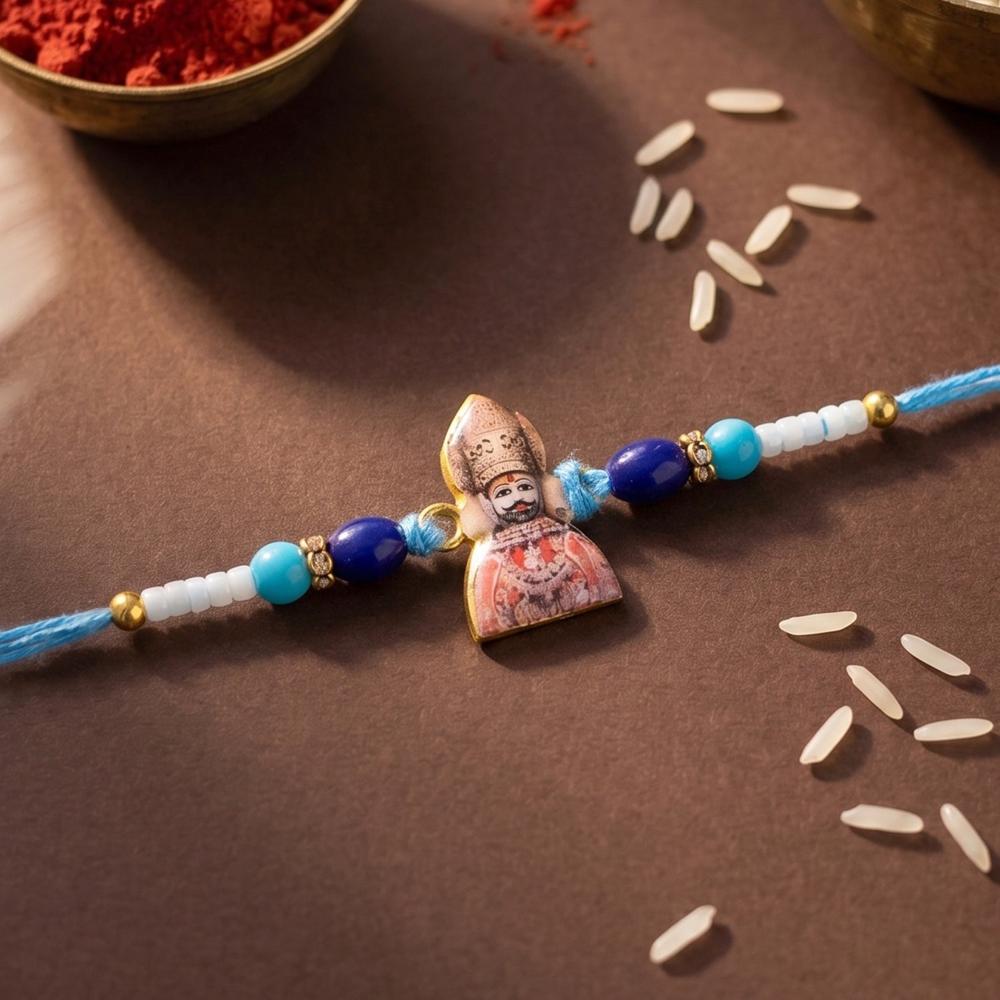 Khatu Shyam Ji Devotional Rakhi  Symbol of Love & Protection