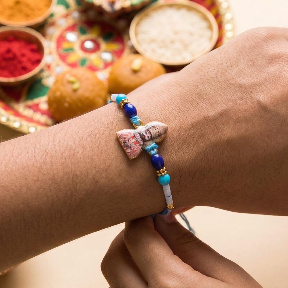 Khatu Shyam Ji Devotional Rakhi  Symbol of Love & Protection