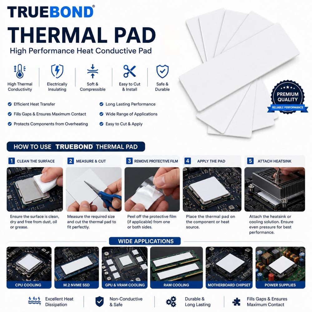 Electrically Insulating Pad 18w/(m.k)