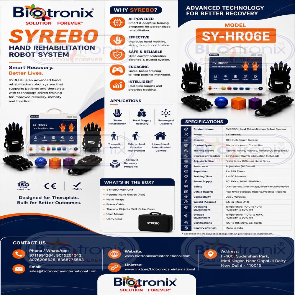 Intelligent Hand Recovery Robot with Passive and Active Training