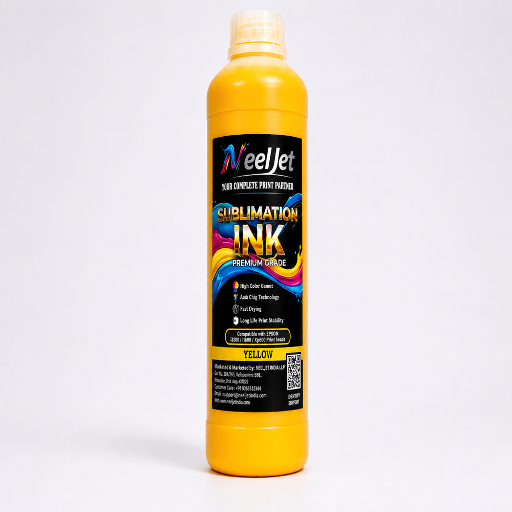 Neeljet Premium Sublimation Ink Yellow - Application: Transfer Printing