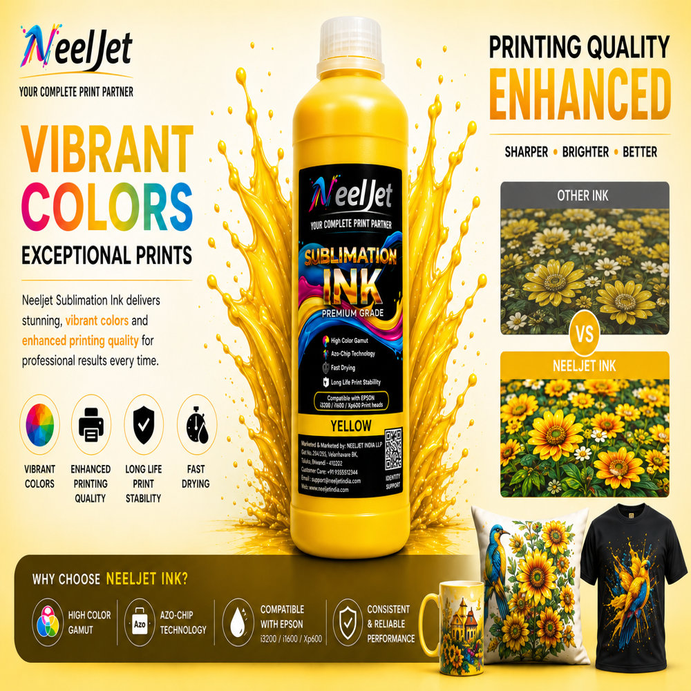Neeljet Premium Sublimation ink Yellow