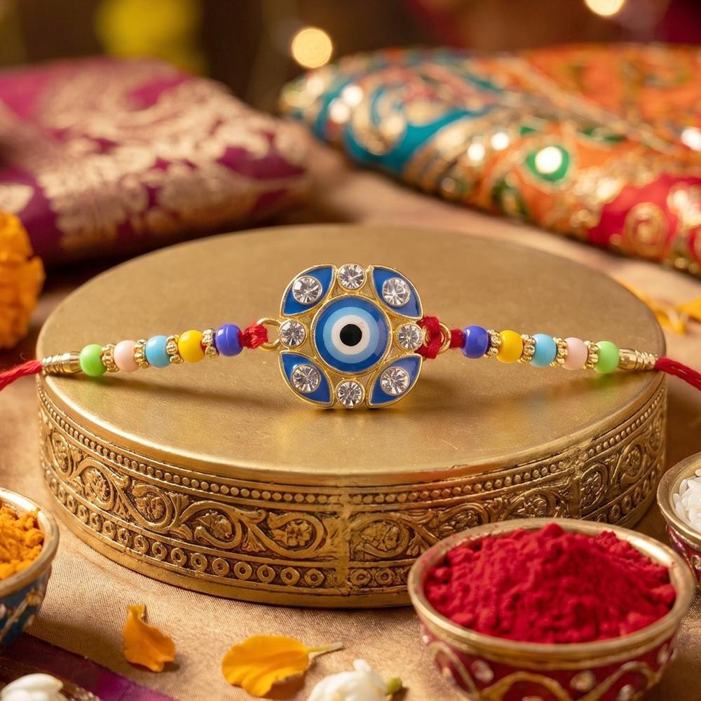 Evil Eye Rakhi  Stylish & Protective for Raksha Bandhan