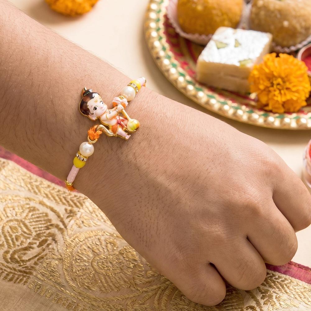 Bal Hanuman Rakhi  Divine Protection & Courage for Brother