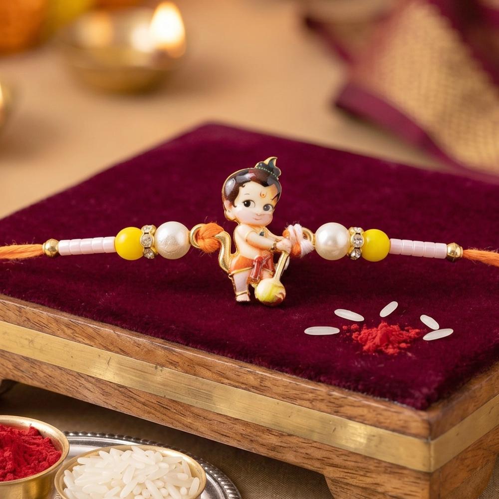 Bal Hanuman Rakhi  Divine Protection & Courage for Brother
