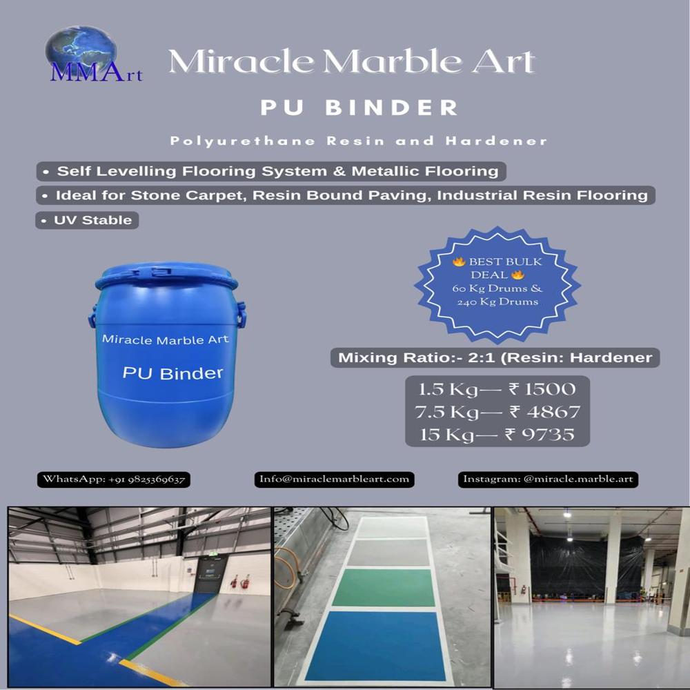 self leveling PU resin for metallic flooring and industrial flooring
