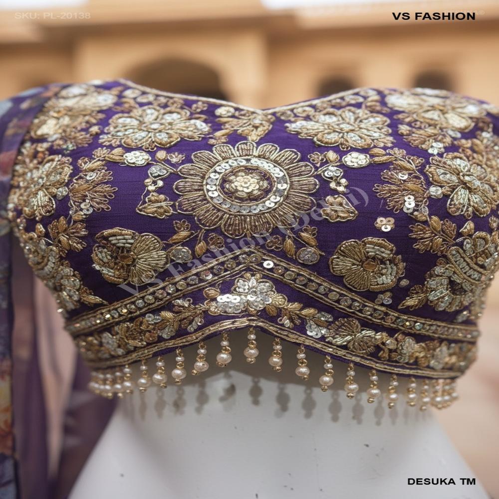 PL-20138 Crop Top Palazzo Suit