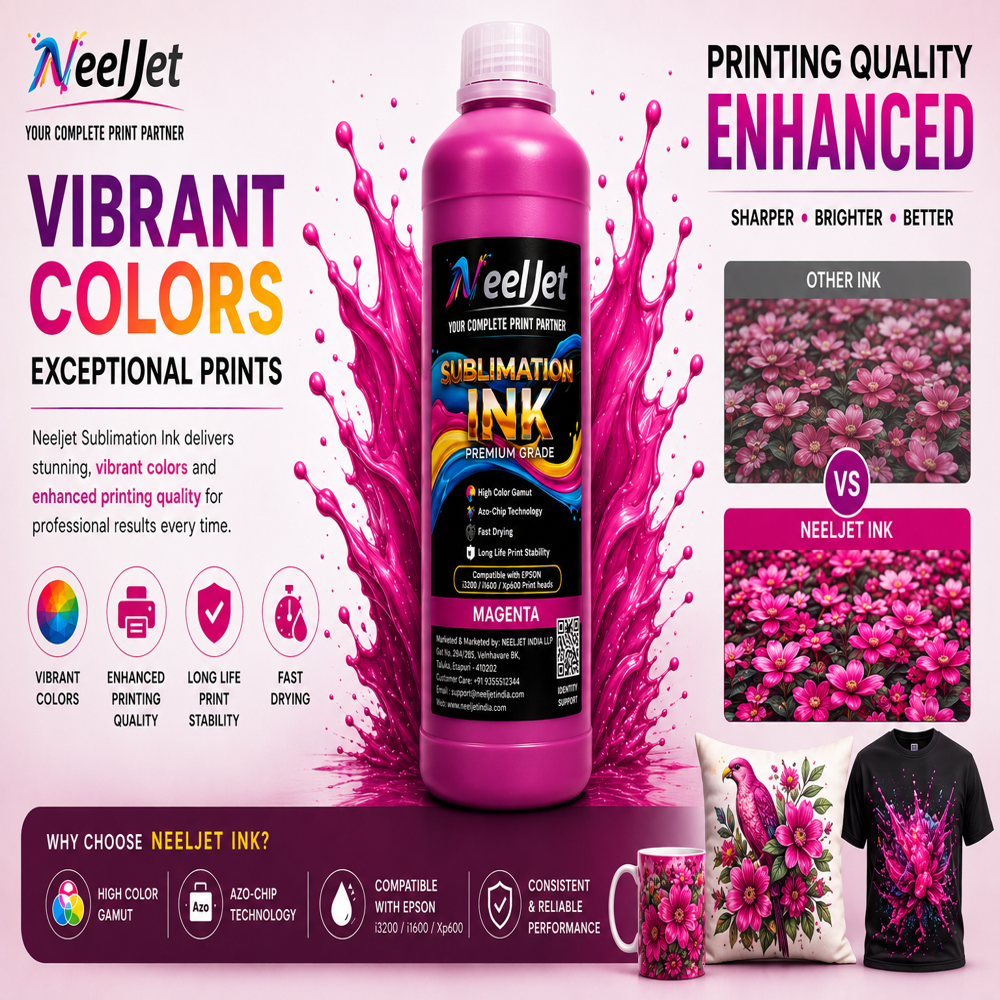 Neeljet Premium Sublimation ink Magenta