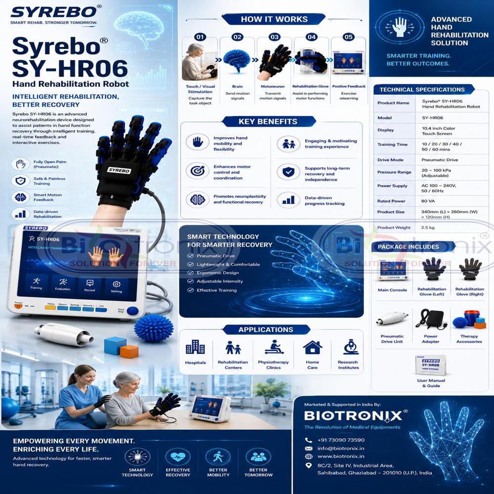 Medical Hand Rehabilitation Robot for Stroke and Nerve Injury