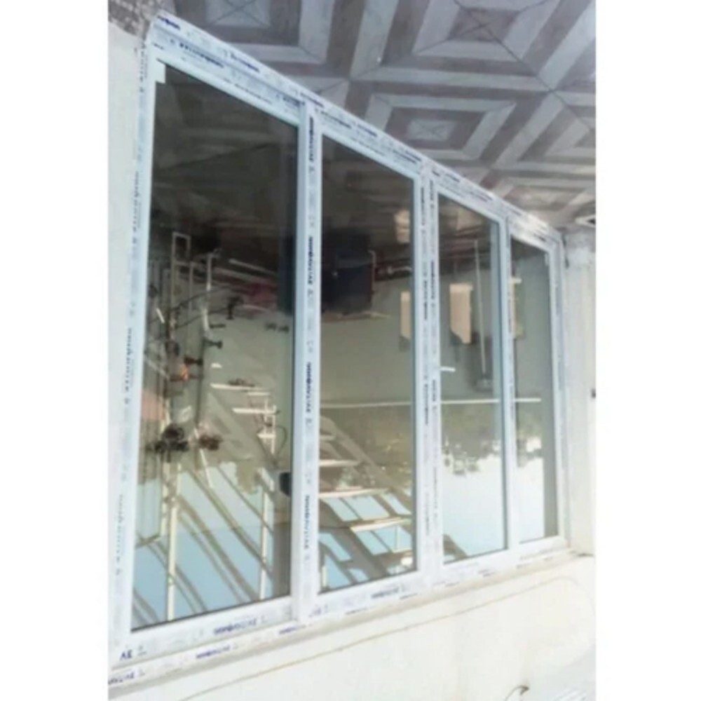 Two Track Four Panel UPVC Door