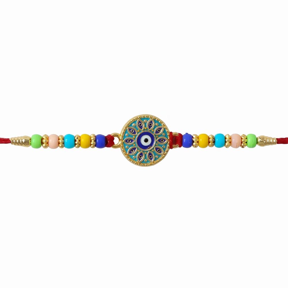 Evil Eye Mandala Rakhi  Symbol of Love and Protection