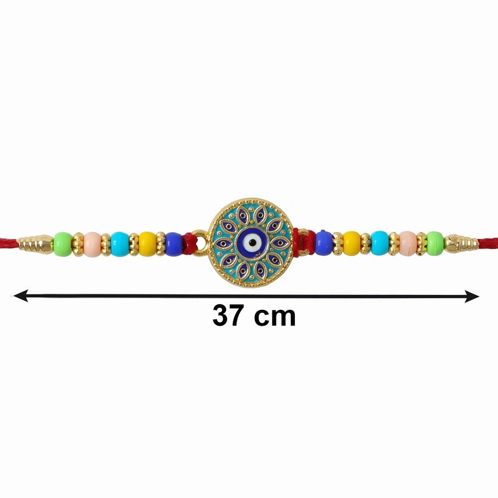 Evil Eye Mandala Rakhi  Symbol of Love and Protection