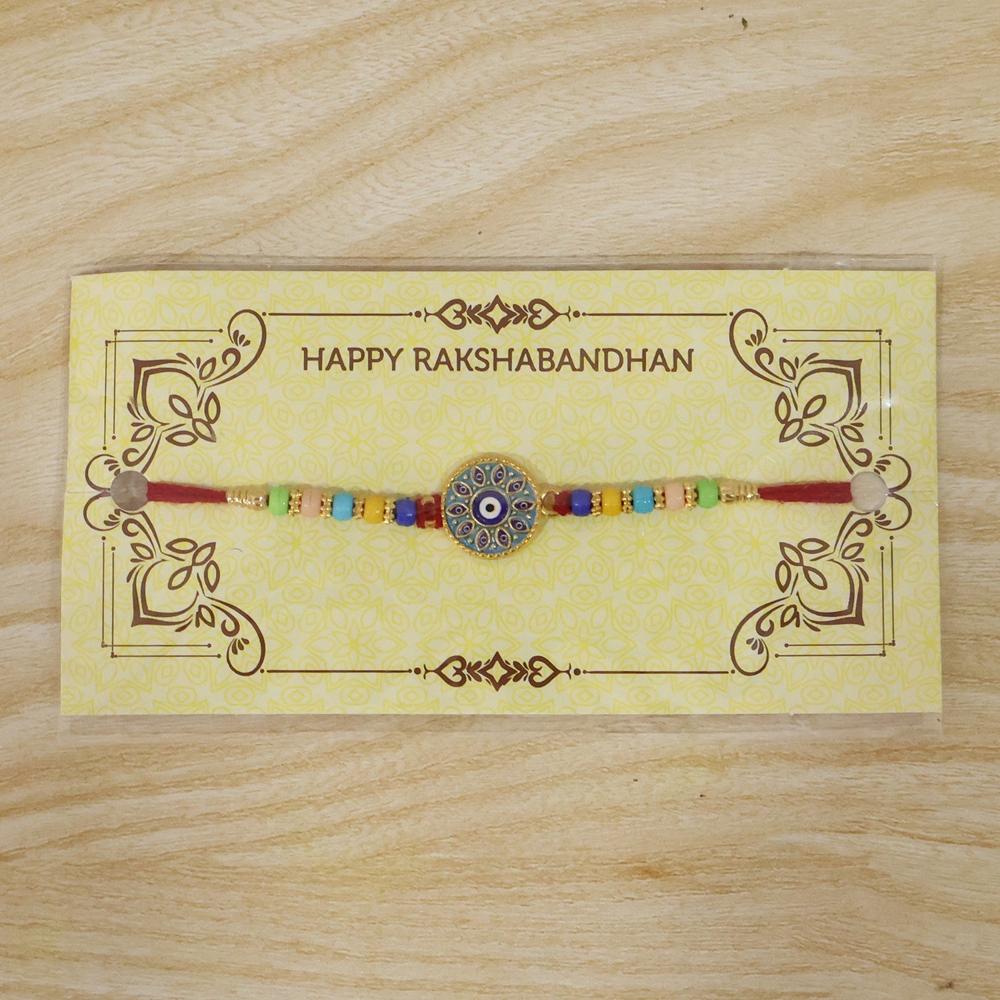 Evil Eye Mandala Rakhi  Symbol of Love and Protection