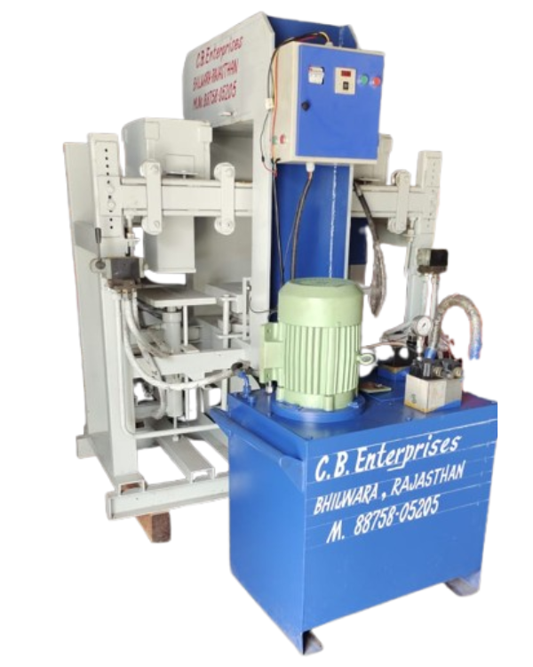 Double Station Hydraulic Pressure 6 Brick Making Machine