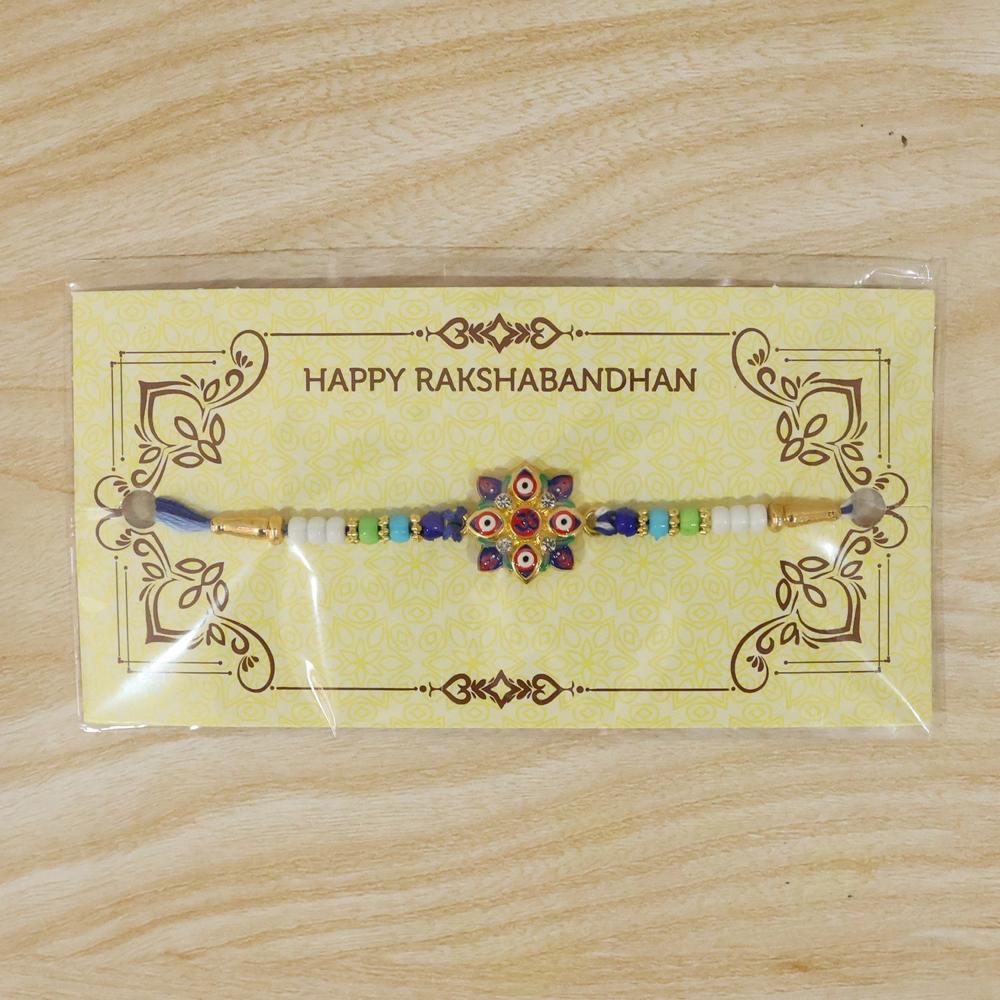 Evil Eye OM Star Rakhi  Symbols of Protection & Tradition