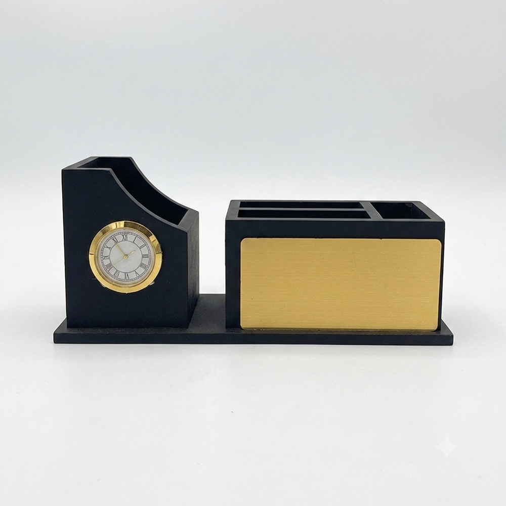 Premium Wooden Desk Organizer