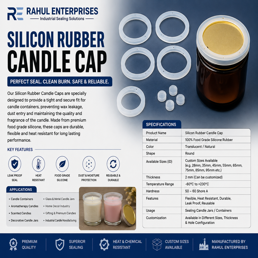 Silicon Rubber Candle Cap
