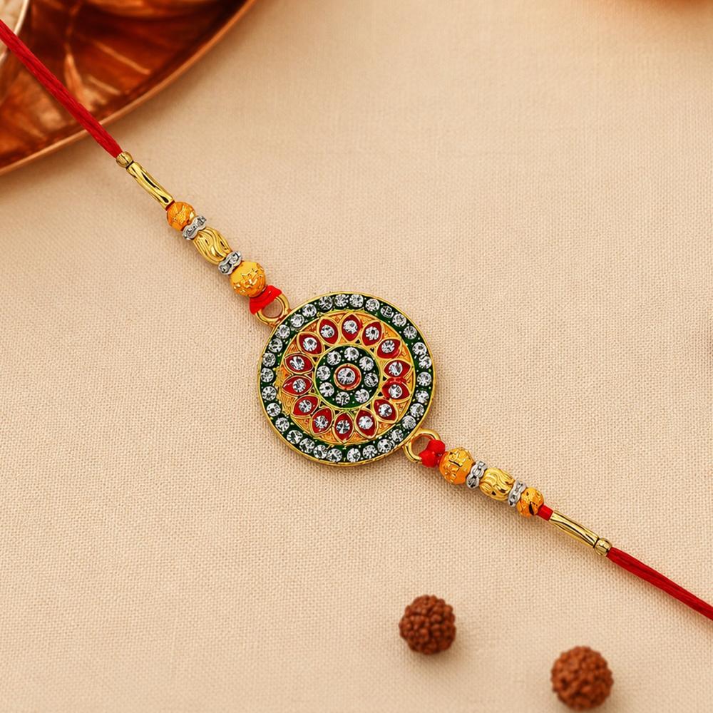 Traditional Rakhi  Elegant, Handcrafted Brother Gift for Raksha Bandhan