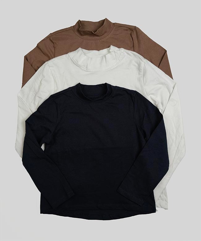 G22266 | sinsay Girls Turtle Neck Stretch Tops
