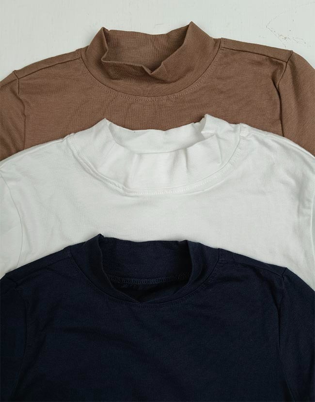 G22266 | sinsay Girls Turtle Neck Stretch Tops