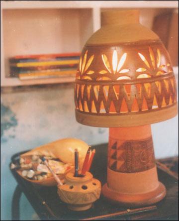 Terracota Table Lamp