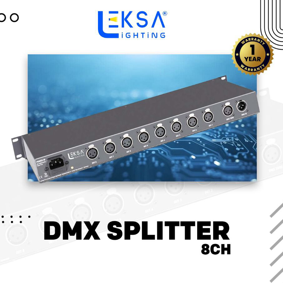 8 Channel DMX Splitter