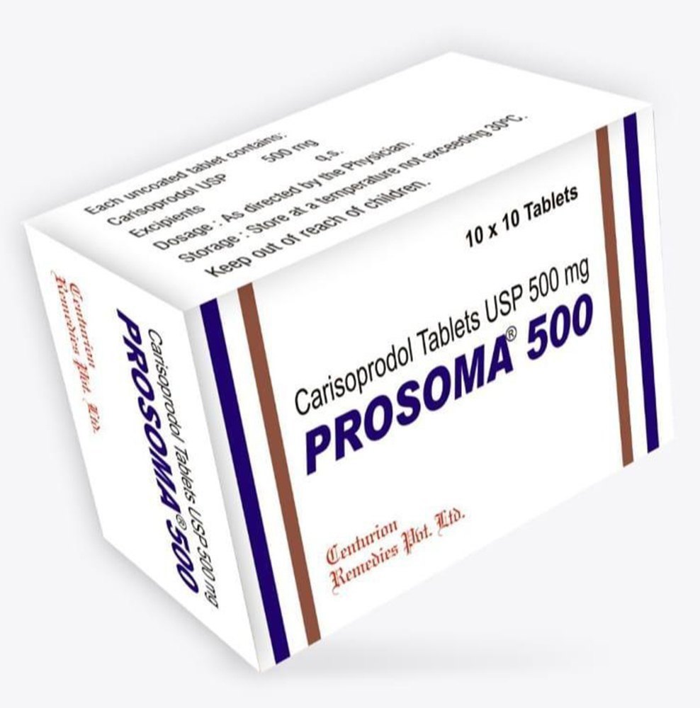 500mg Caarisoprodol Tablets USP