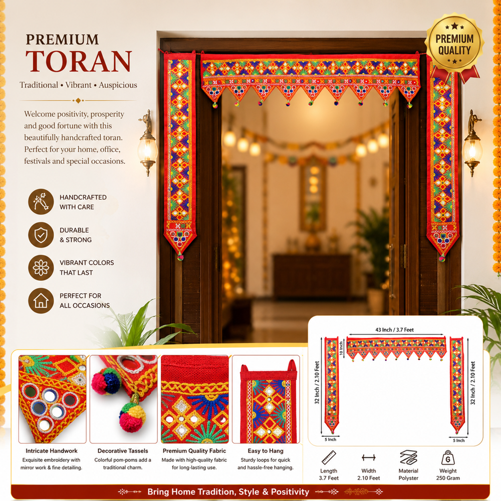 KRISHNA HANDLOOM Festival Toran for Festival Decoration F 5