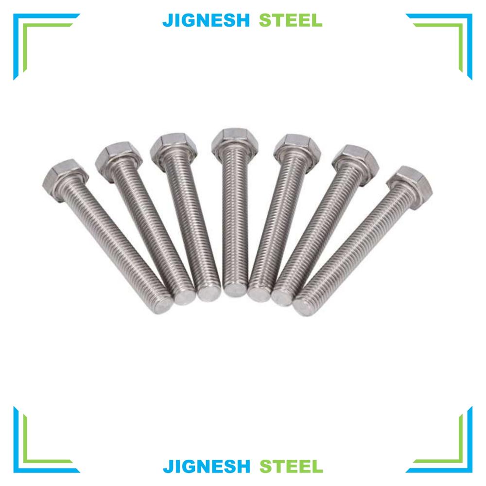 A4-80 Hex Head Bolt - Color: Self Finish