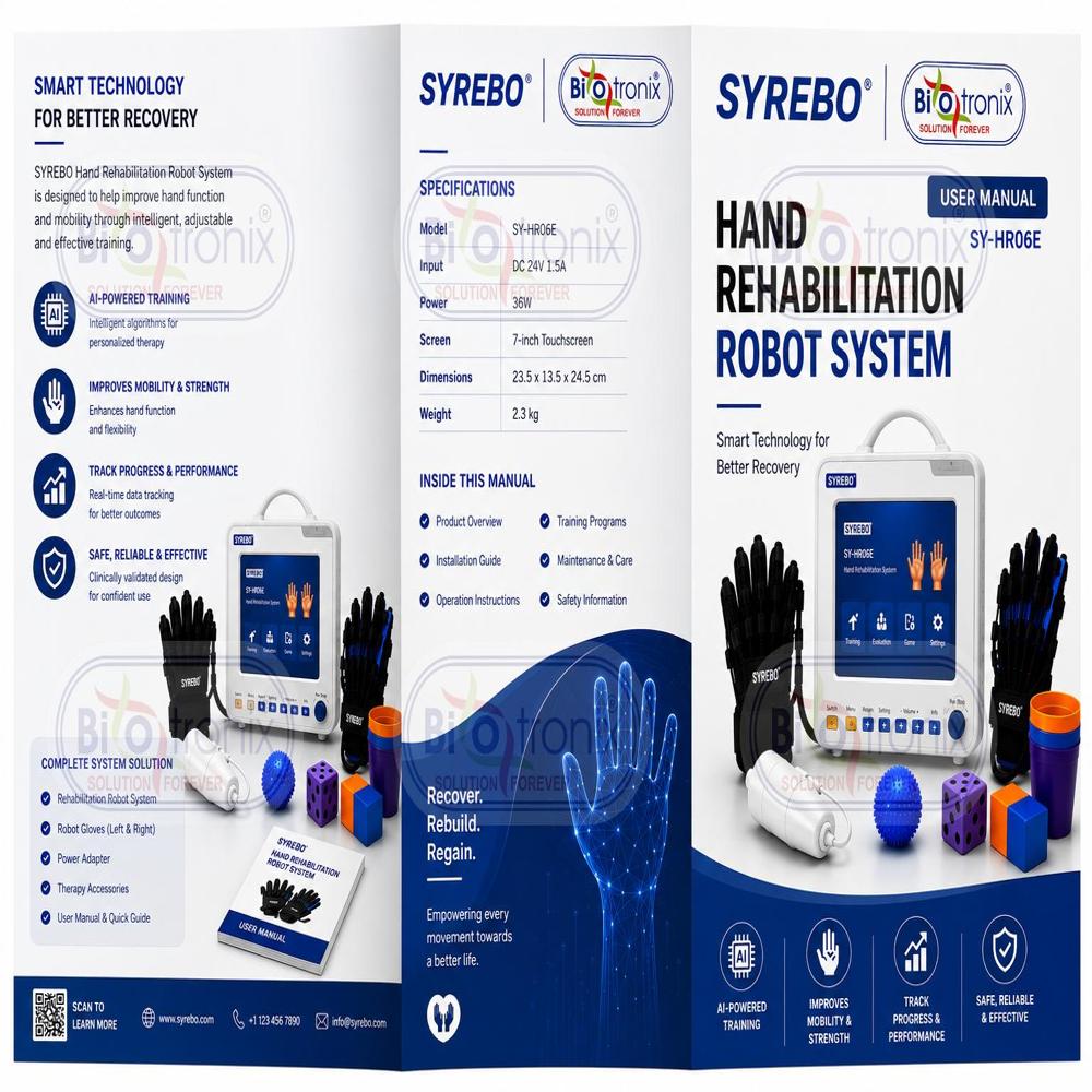 Professional Syrebo HR06E Robotic Glove for Hand Recovery