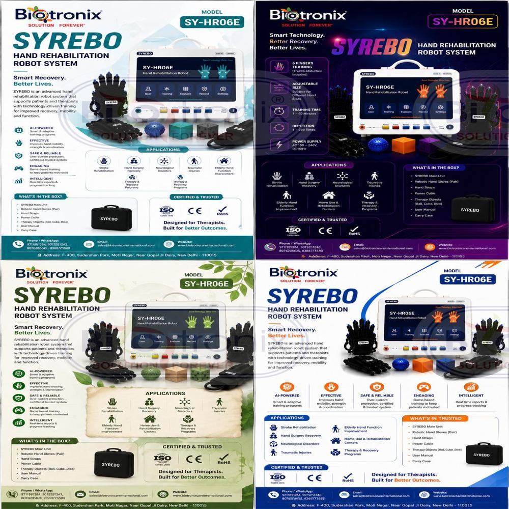 Professional Syrebo HR06E Robotic Glove for Hand Recovery