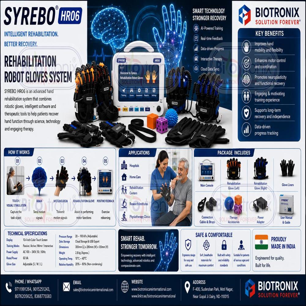 Professional Syrebo HR06E Robotic Glove for Hand Recovery