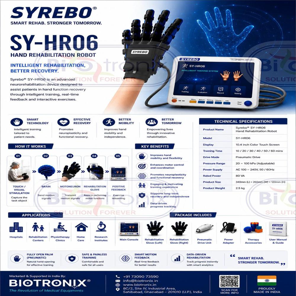 Professional Syrebo HR06E Robotic Glove for Hand Recovery