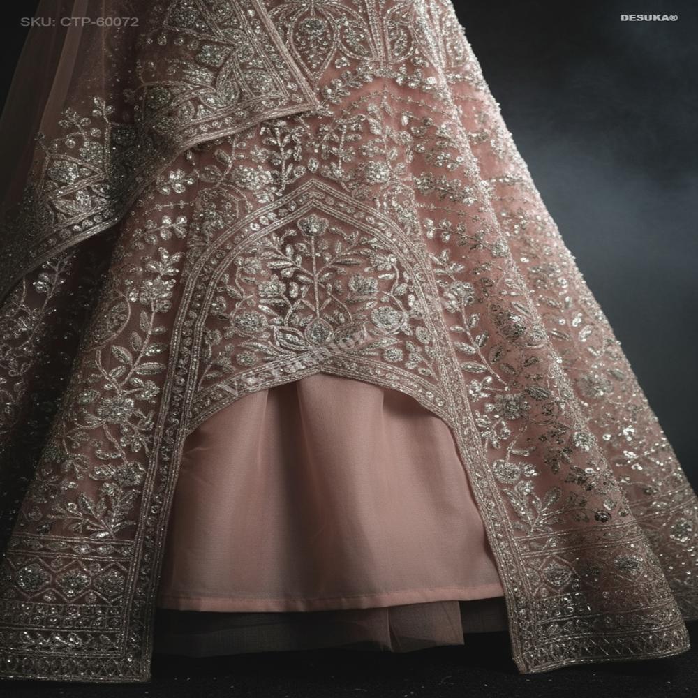 CTP-60072 Crop Top And Lehenga Ensemble