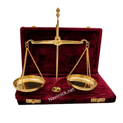 Vintage Apothecary Scale Small Brass Weight Scale