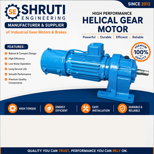 Premium Quality Helical Gear Brake Motor