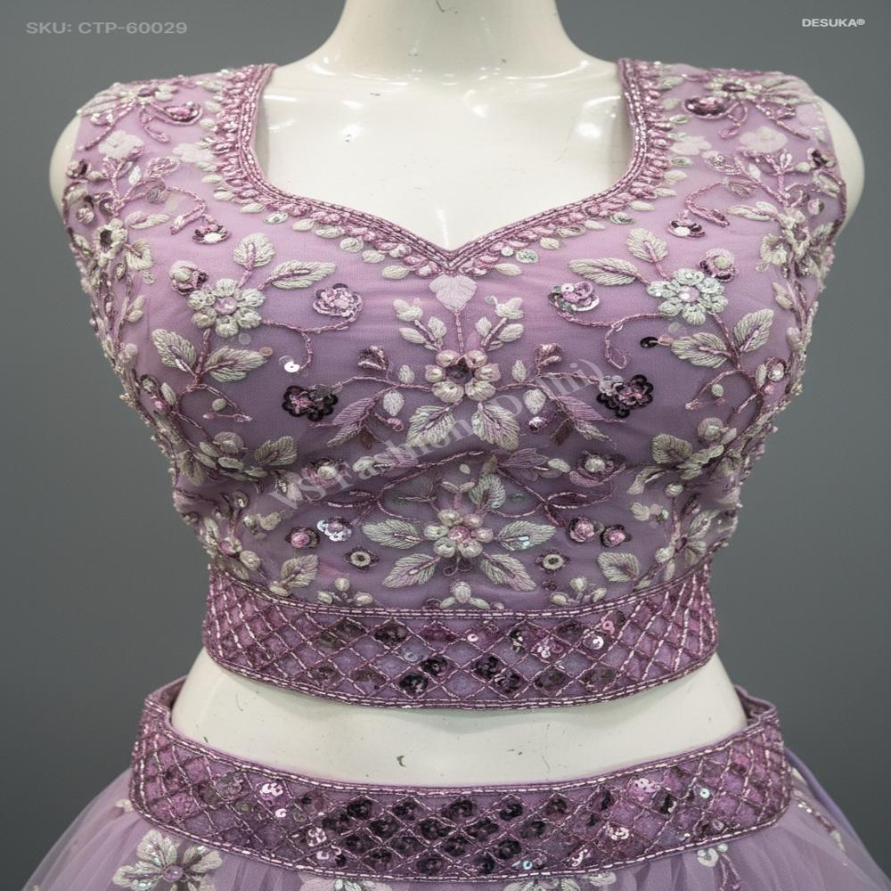 CTP-60029 Premium Net Lehenga Choli