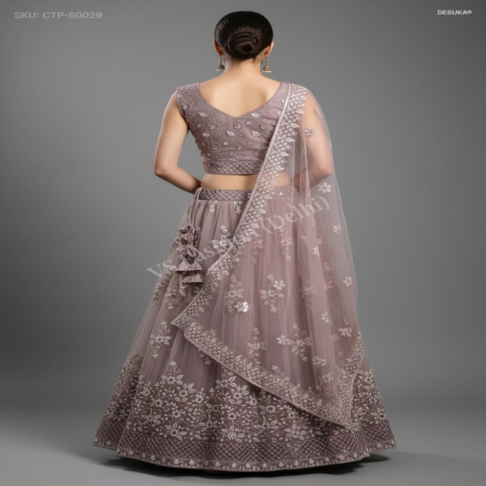 CTP-60029 Premium Net Lehenga Choli