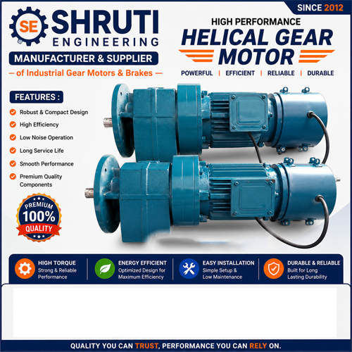 Electric Helical Gear Motor Manufacturer