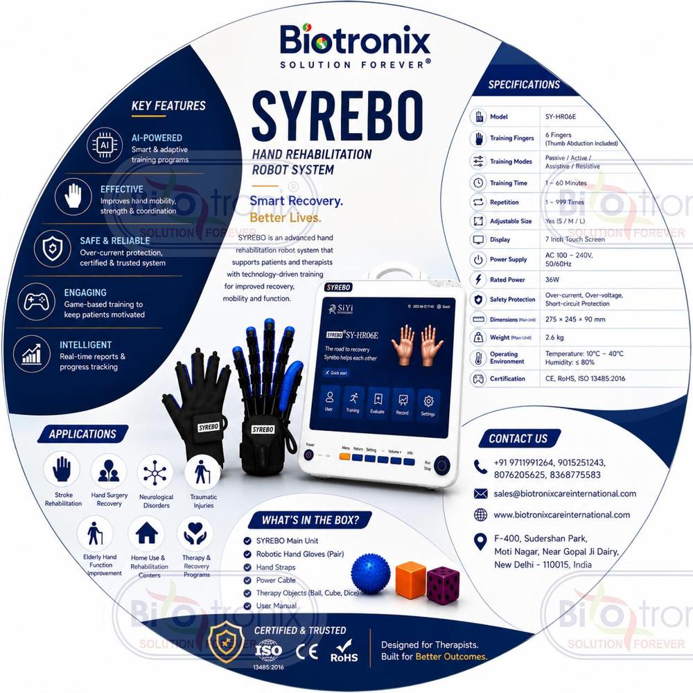 Advanced Hand Therapy Robot for Orthopedic and Neurological Care
