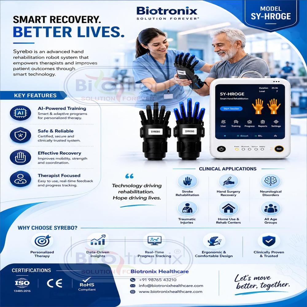 Advanced Hand Therapy Robot for Orthopedic and Neurological Care