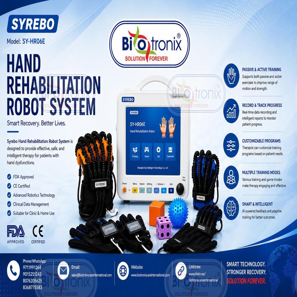 Advanced Hand Therapy Robot for Orthopedic and Neurological Care